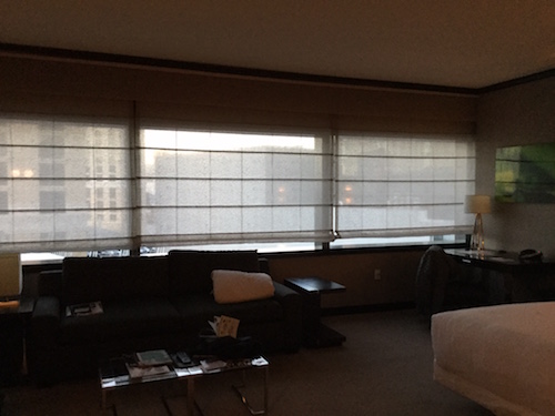 Electric shades are nice.
